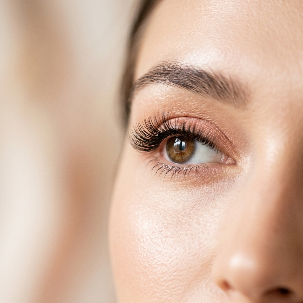 Russian Volume lash extensions full look